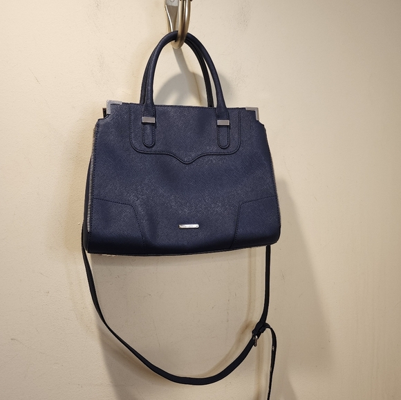 Rebecca Minkoff Elegant Navy Blue Handbag - Picture 1 of 15